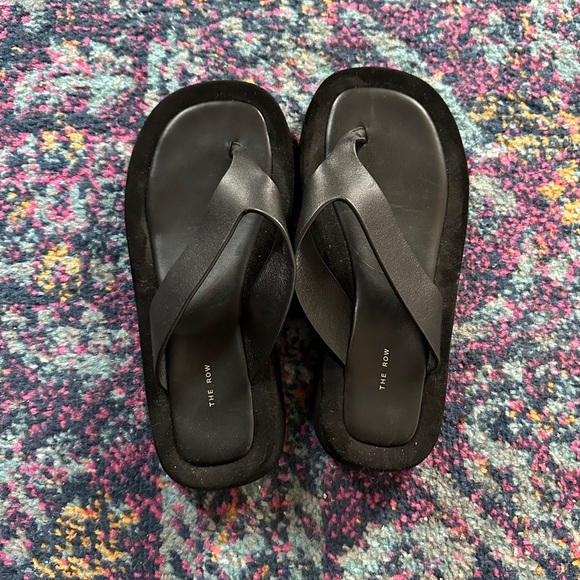 The Row Shoes - The Row Ginza Flip Flop Platform sandal 38